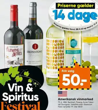 Bilka Amerikansk vinmarked tilbud