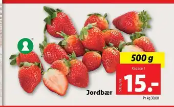 Lidl Jordbær tilbud