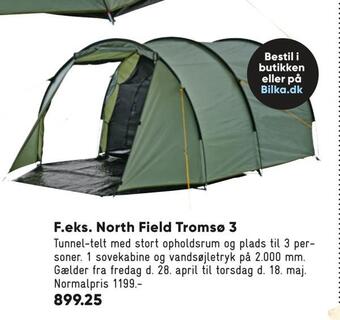 Bilka North field tromsø 3 tilbud