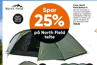Bilka North field belfast 4 tilbud