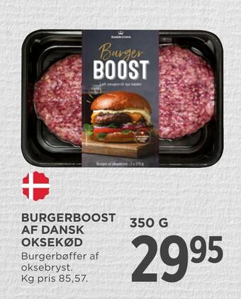 MENY Burgerboost af dansk oksekød tilbud