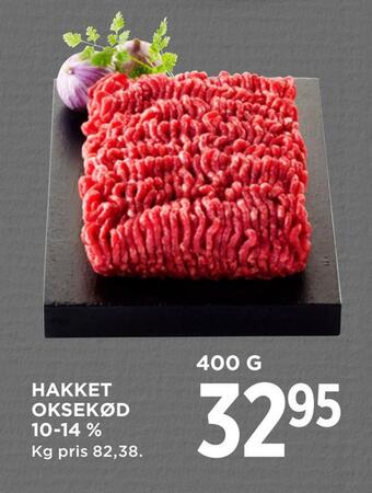MENY Hakket oksekød 10-14 % tilbud