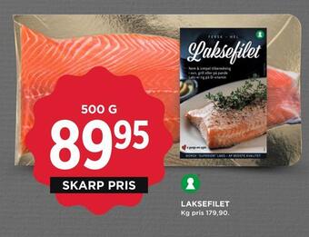 MENY Laksefilet tilbud