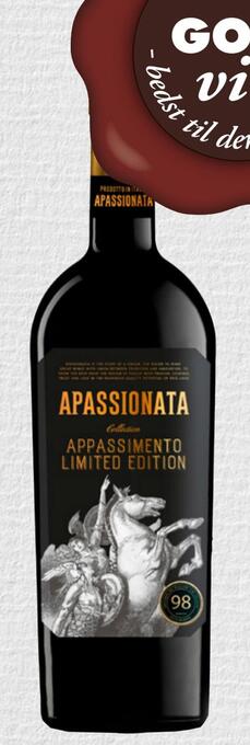 MENY Apassionata appassimento limited edition tilbud