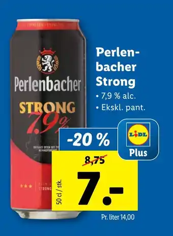 Lidl Perlenbacher strong tilbud