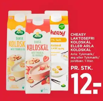 MENY Cheasy laktose fri koldskål eller arla koldskål tilbud