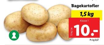 Lidl Bagekartofler tilbud