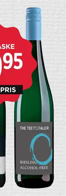 MENY Teetotaler riesling alkoholfri tilbud