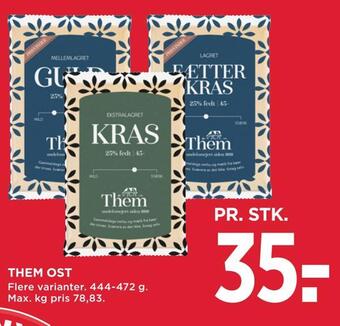 MENY Them ost tilbud