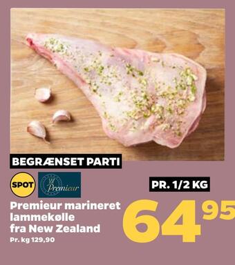 Netto Premieur marineret lammekølle fra new zealand tilbud