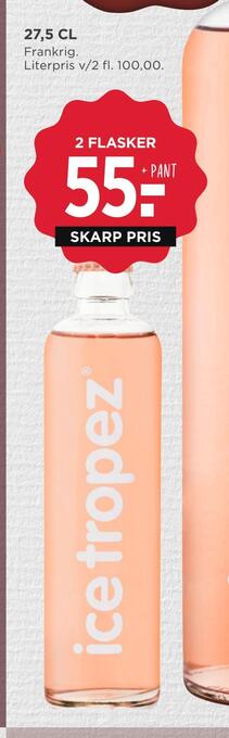 MENY Ice tropez tilbud