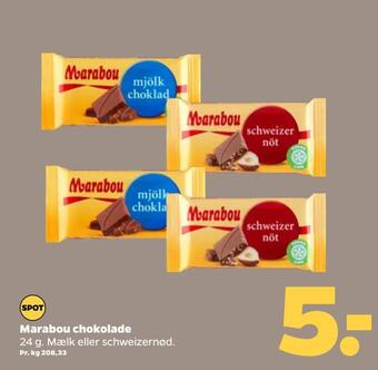 Netto Marabou chokolade tilbud