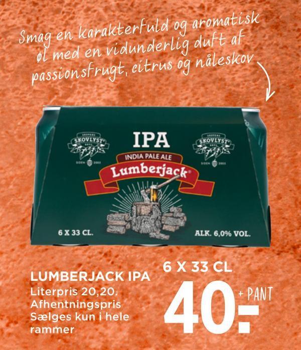 Lumberjack ipa tilbud hos MENY