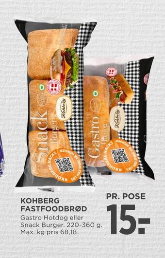 MENY Kohberg fastfoodbrød tilbud