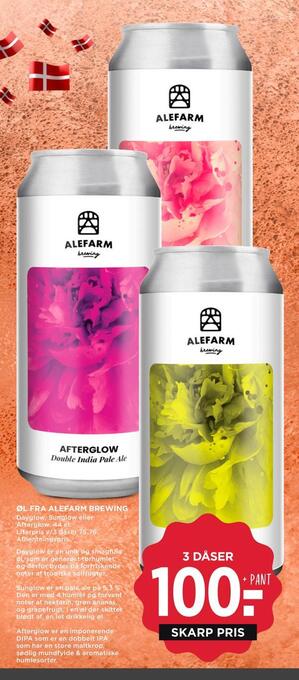 MENY Øl fra alefarm brewing tilbud