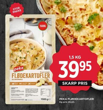 MENY Peka flødekartofler tilbud