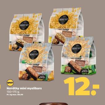 Netto Nordthy mini myslibars tilbud