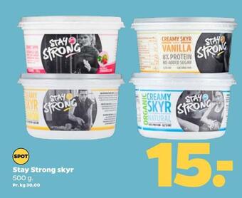 Netto Stay strong skyr tilbud