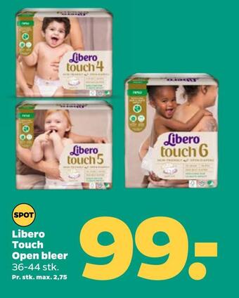 Netto Libero touch open bleer tilbud