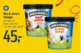 Føtex Ben & jerry's isbæger tilbud