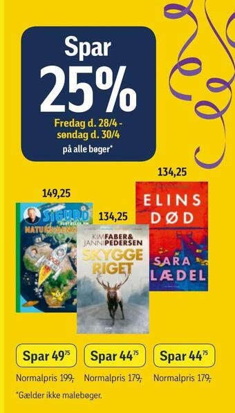 Føtex Spar 25% på alle bøger tilbud