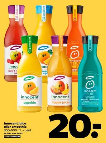 Netto Innocent juice eller smoothie tilbud