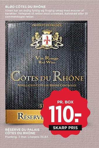 MENY Réserve du palais côtes du rhône tilbud
