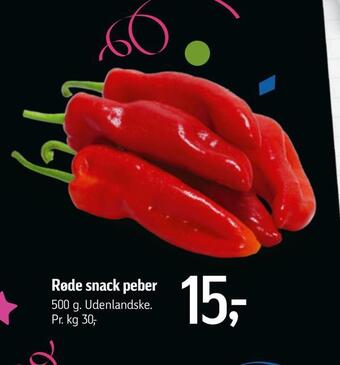 Føtex Røde snack peber tilbud