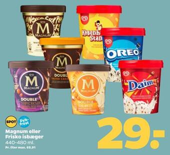 Netto Magnum eller frisko isbæger tilbud