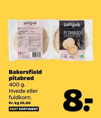 Netto Bakersfield pitabrød tilbud
