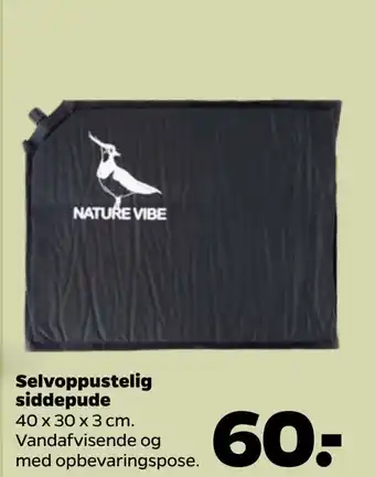 Netto Selvoppustelig siddepude tilbud