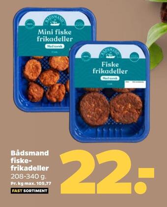 Netto Bådsmand fiske frikadeller tilbud
