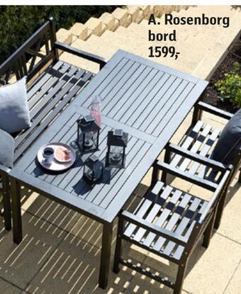 Føtex Rosenborg bord tilbud
