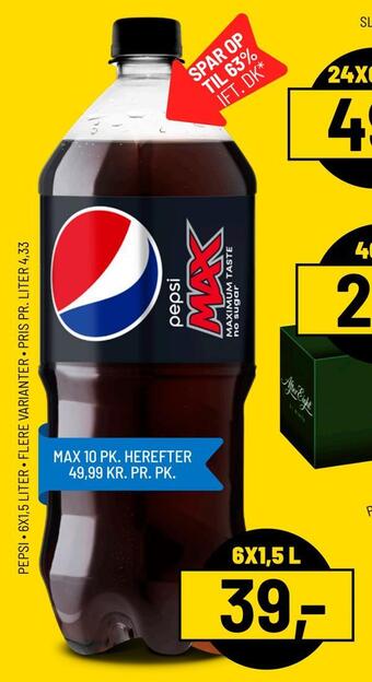 Priss Pepsi tilbud