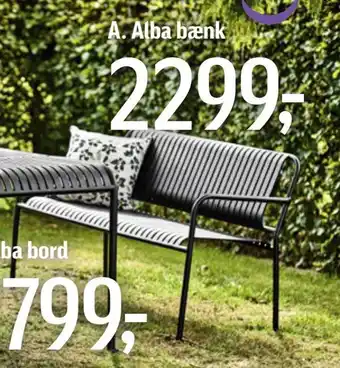 Alba bænk