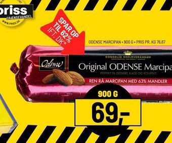 Priss Odense marcipan tilbud
