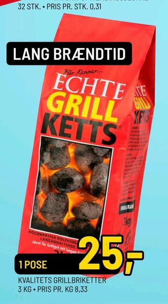 Priss Kvalitets grillbriketter tilbud