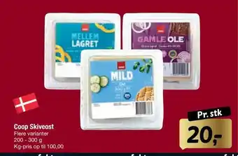 Fakta Tyskland Coop skiveost tilbud