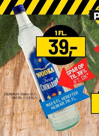 Priss Coumaroff vodka tilbud