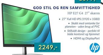CBC Hp e27 g4 27 skærm tilbud