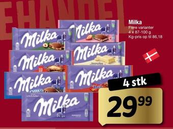Fakta Tyskland Milka tilbud