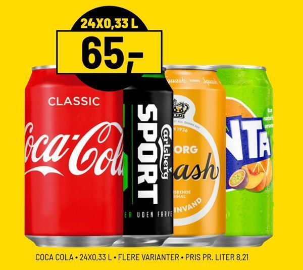 Priss Coca cola tilbud