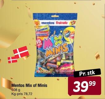 Fakta Tyskland Mentos mix of minis tilbud