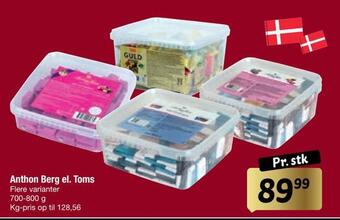 Fakta Tyskland Anthon berg el. toms tilbud