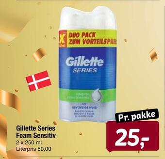 Fakta Tyskland Gillette series foam sensitiv tilbud