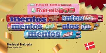 Fakta Tyskland Mentos el. fruit-tella tilbud