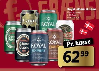 Fakta Tyskland Royal, albani el. faxe tilbud