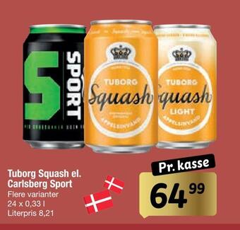 Fakta Tyskland Tuborg squash el. carlsberg sport tilbud