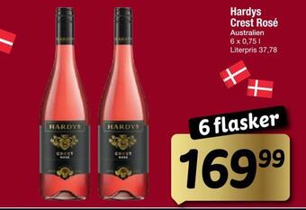 Fakta Tyskland Hardys crest rosé tilbud