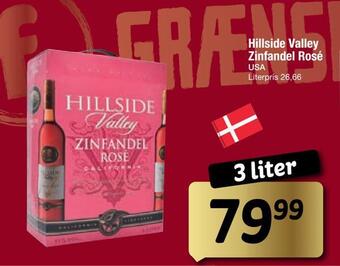 Fakta Tyskland Hillside valley zinfandel rosé tilbud